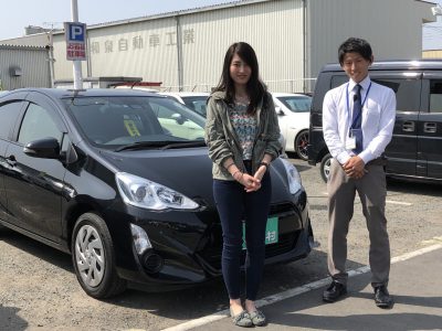 ｏ様 アクア ご納車おめでとうございます くるま村